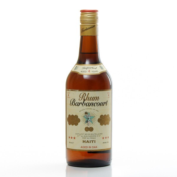 Barbancourt rhum vieux - 3 ans- 75cl