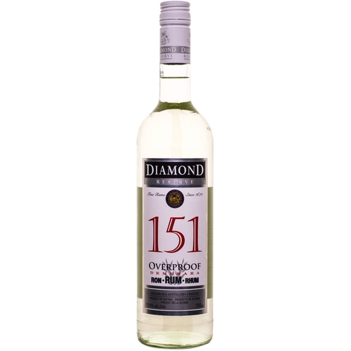 Rhum diamond reserve 151 overproof - 75 cl